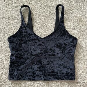 Lululemon Athletica Black Velvet Tank Top